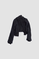 SPLIT BACK CROP JACKET