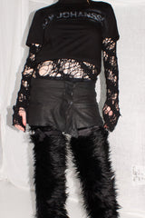 Leather Belt Skirt