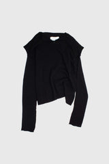Triangular Merino Wool Knit Sweater