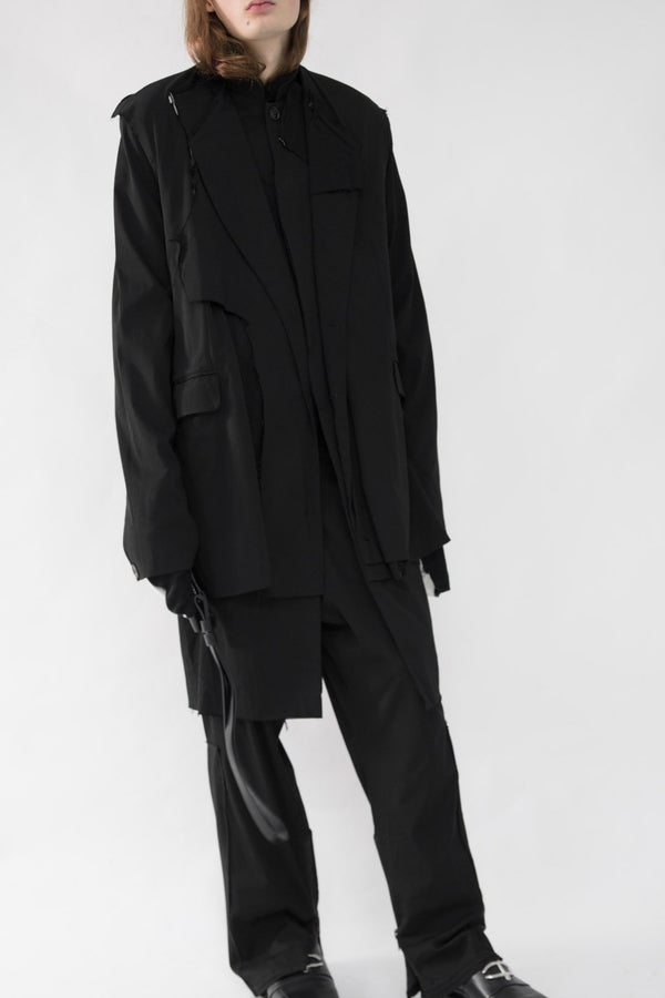 Layered  Deconstructed Coat - NELLY JOHANSSON