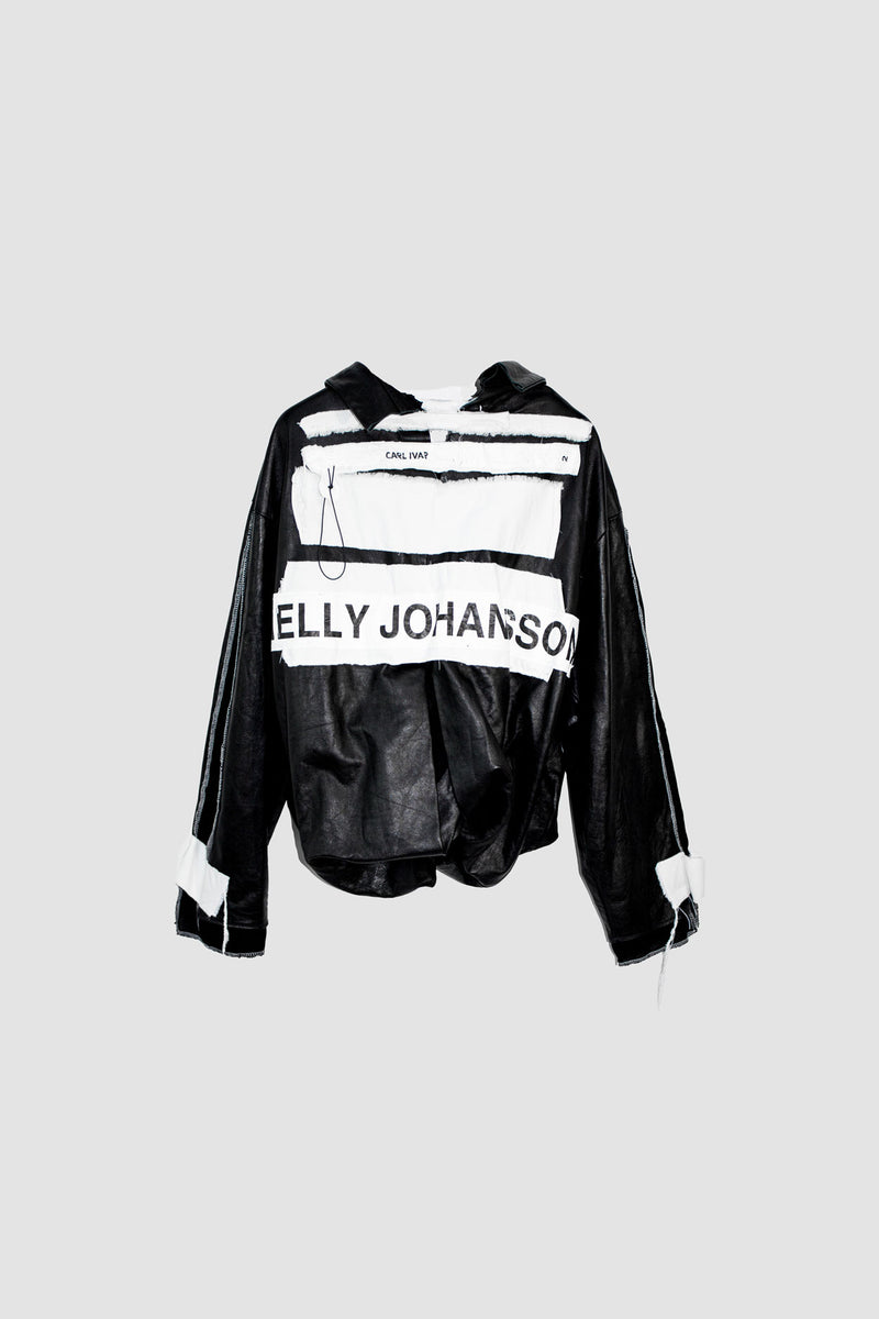 Patch Leather Jacket