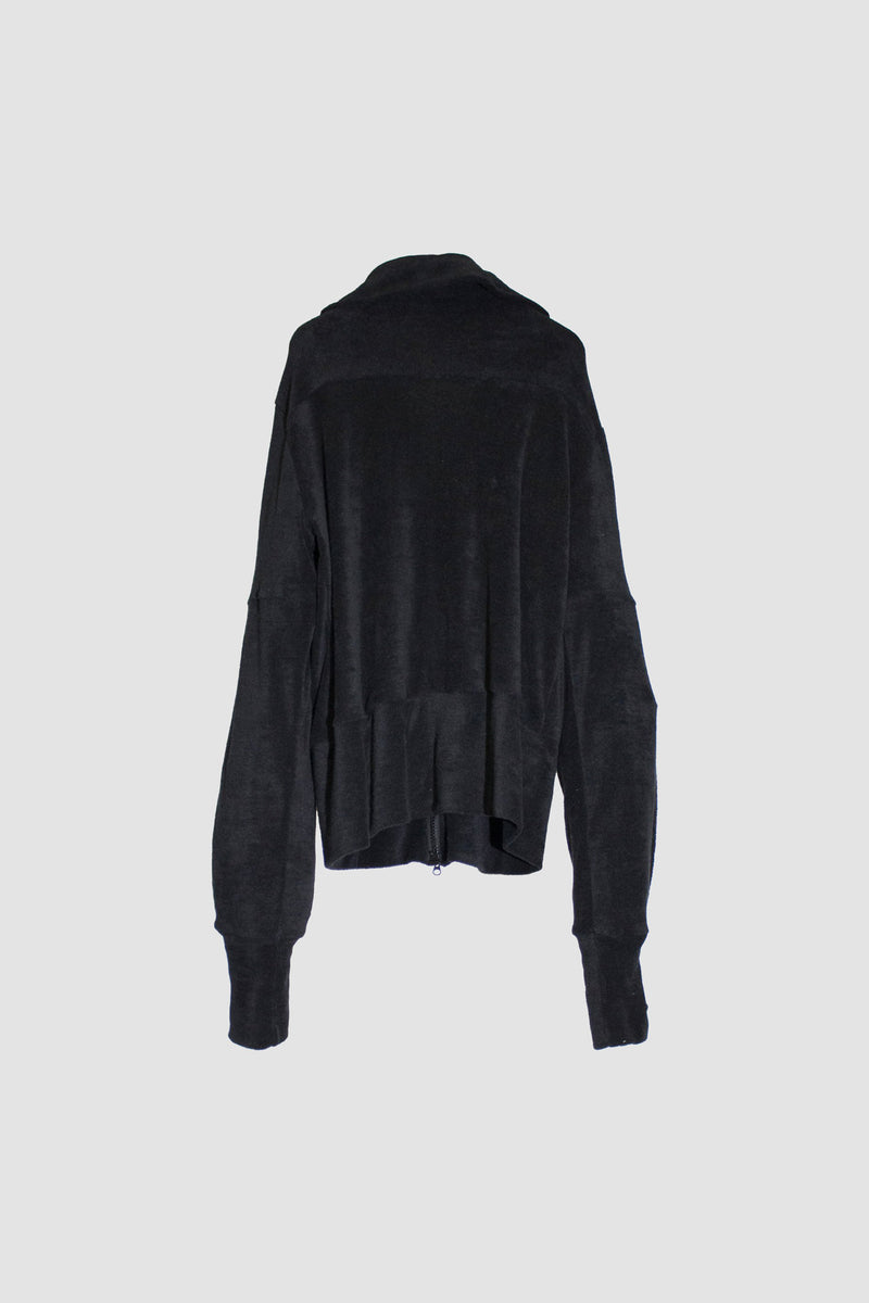 Velour Zip Sweater