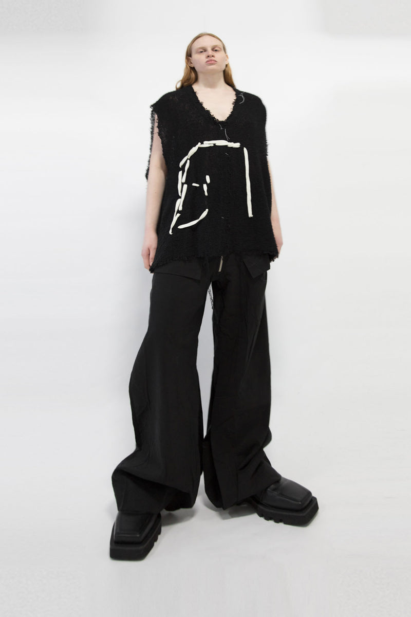 Brodery Knit Vest