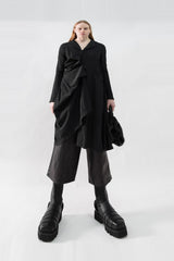 Draped Jacket Dress