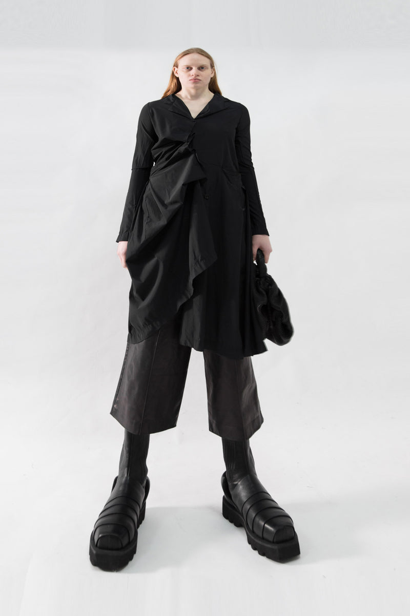 Draped Jacket Dress