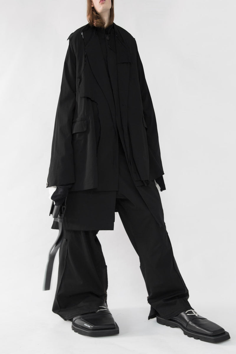 Layered  Deconstructed Coat