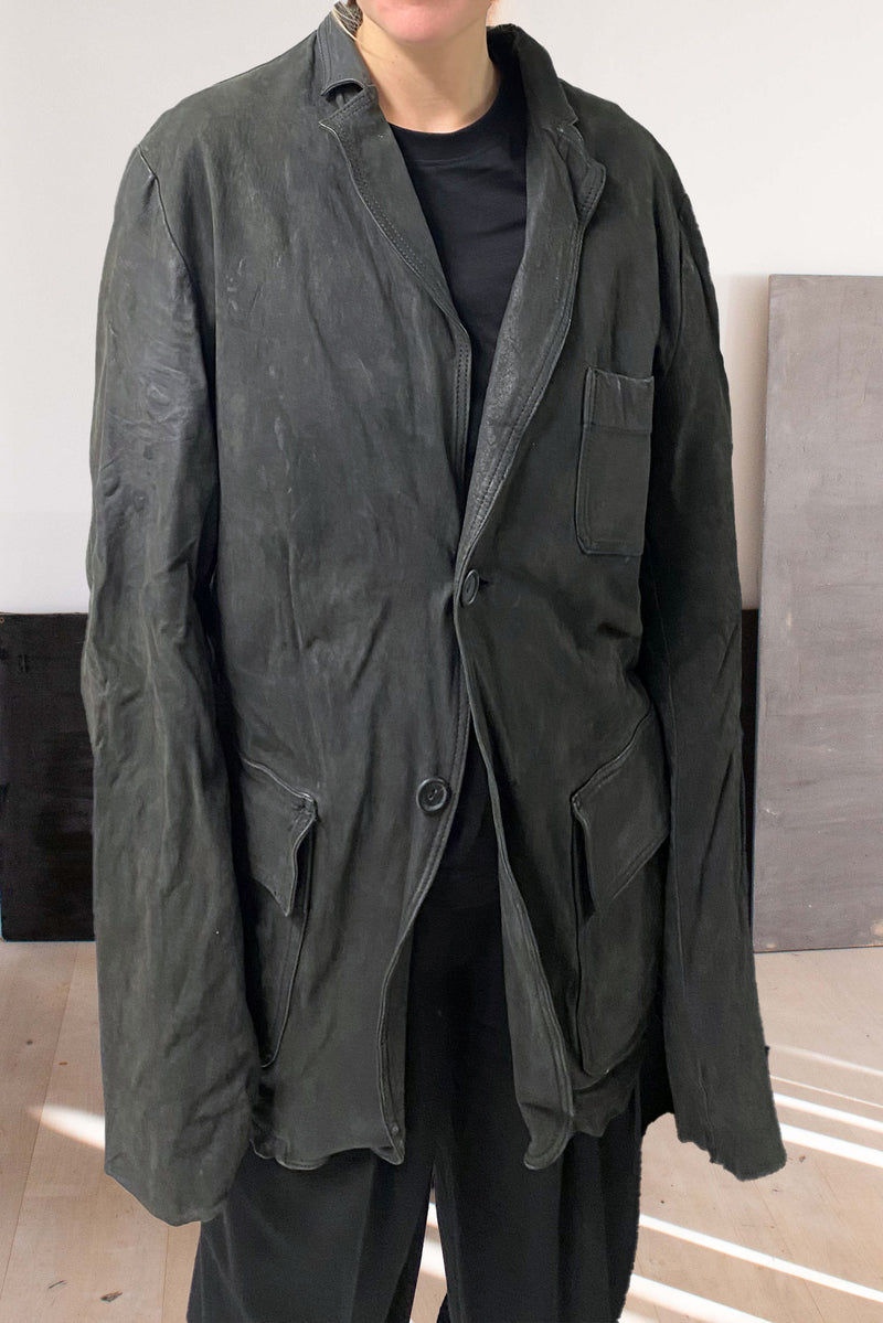 Leather Blazer