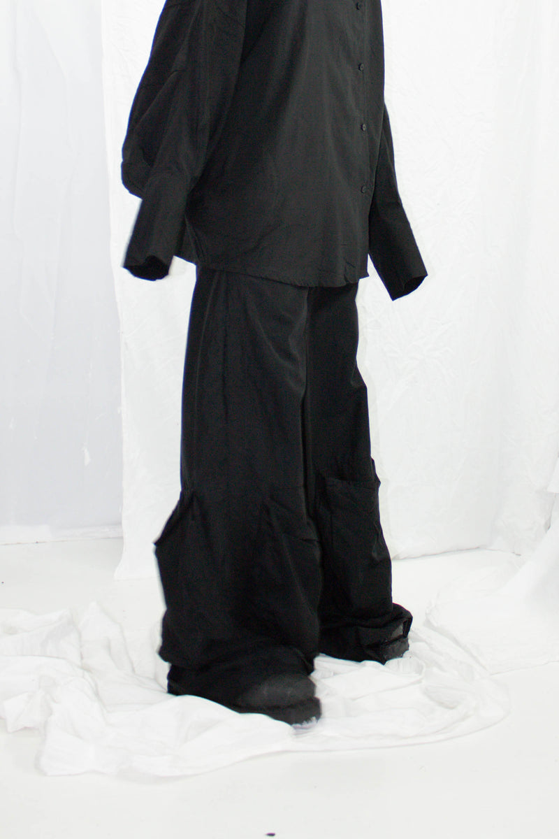 High Rise Cargo Pants
