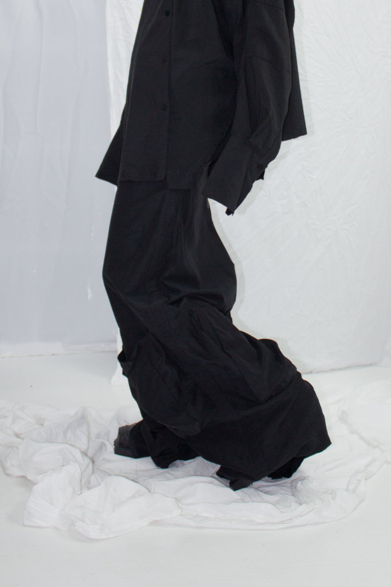 High Rise Cargo Pants