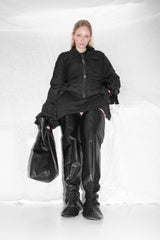 Ruched Bomber Jacket
