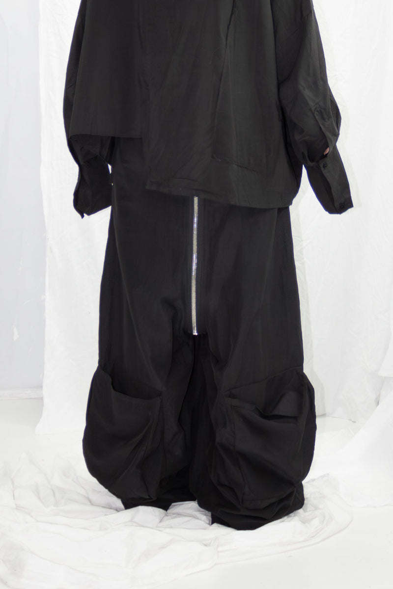 High Rise Cargo Pants