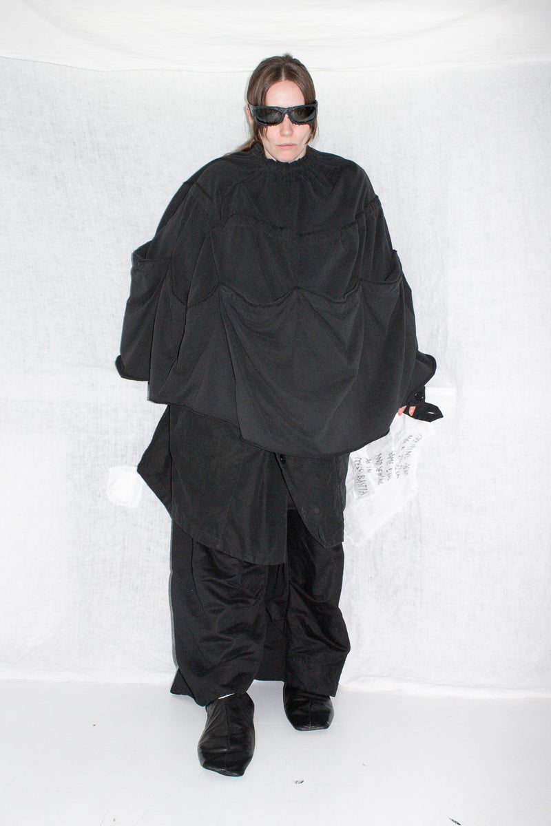 Draped Cape Sweater