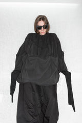 Draped Cape Sweater