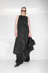 Draped Silk Dress