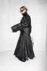 Leather Windbreaker