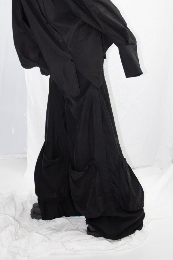 High Rise Cargo Pants