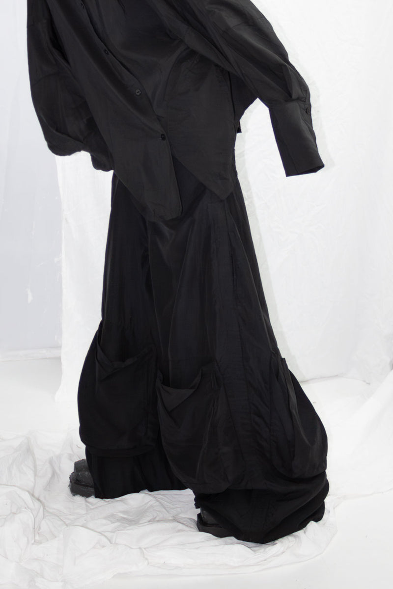 High Rise Cargo Pants