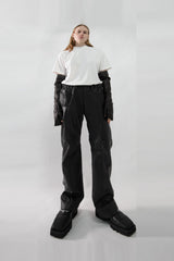 Perforated Crewneck T-Shirt