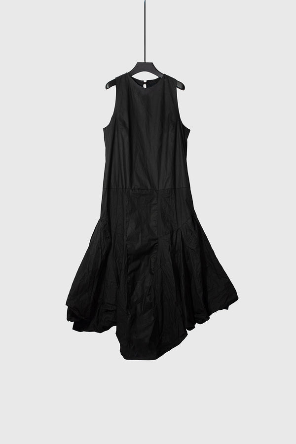 Draped Silk Dress