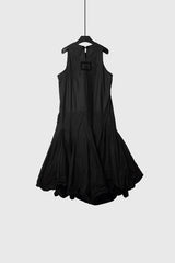 Draped Silk Dress