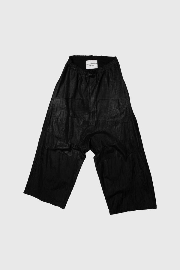 Perforated Leather Trousers