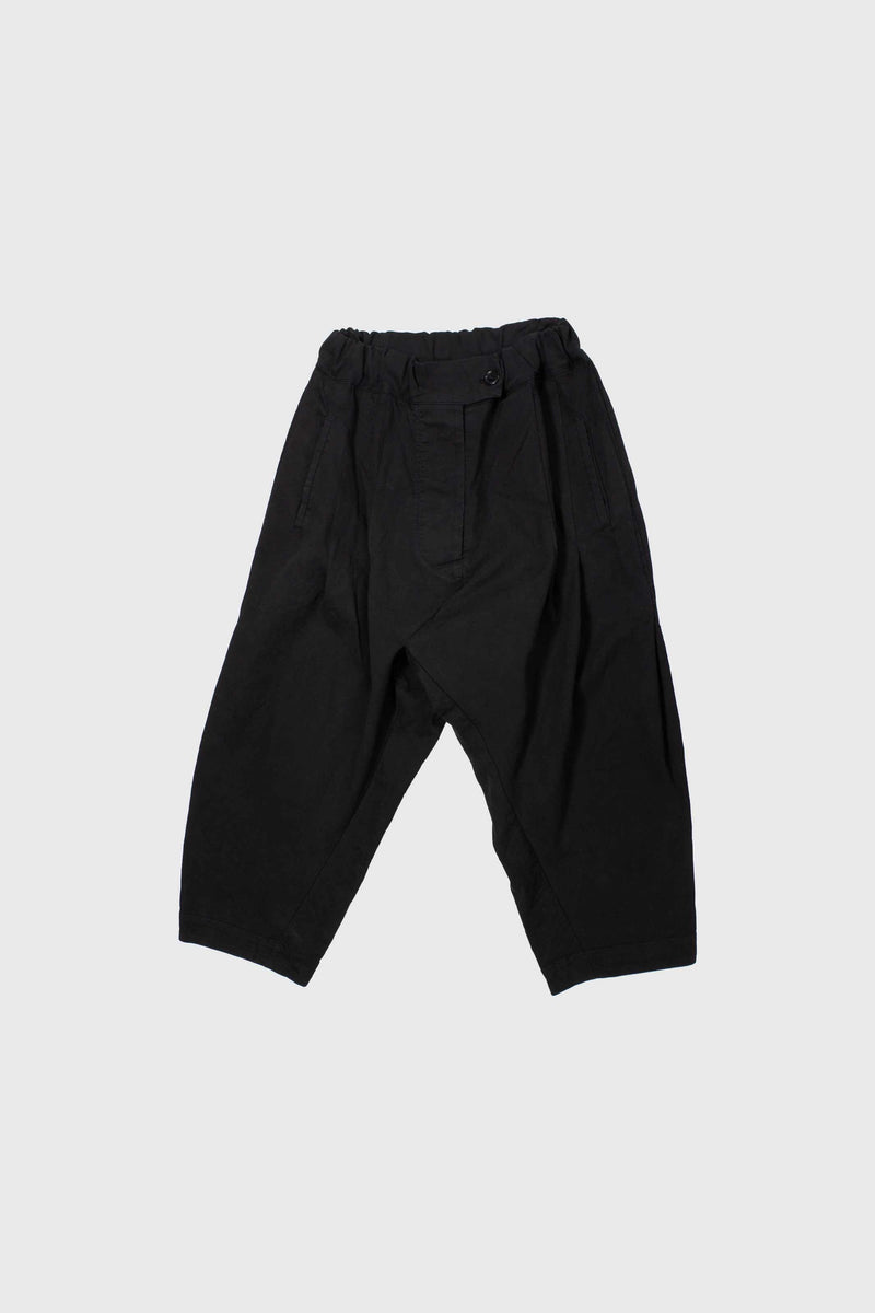 Cropped Pleat Trousers