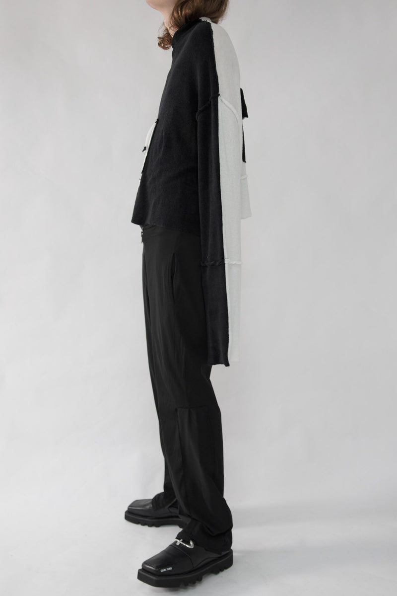 Turnable Velour High Neck Sweater - NELLY JOHANSSON