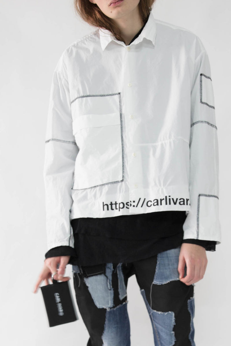 Printed Patch Work Shirt - NELLY JOHANSSON