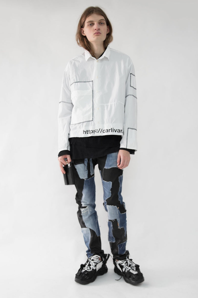 Printed Patch Work Shirt - NELLY JOHANSSON