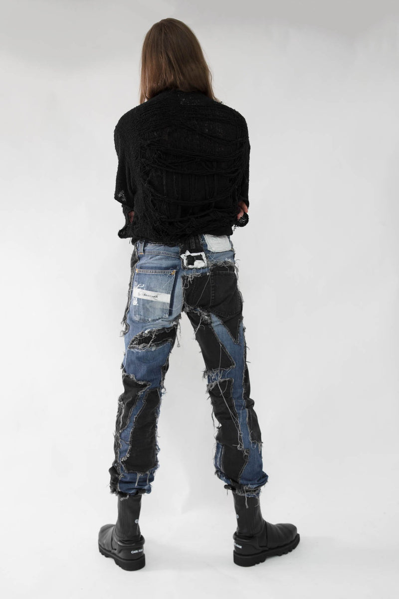 Distressed Knit Sweater - NELLY JOHANSSON