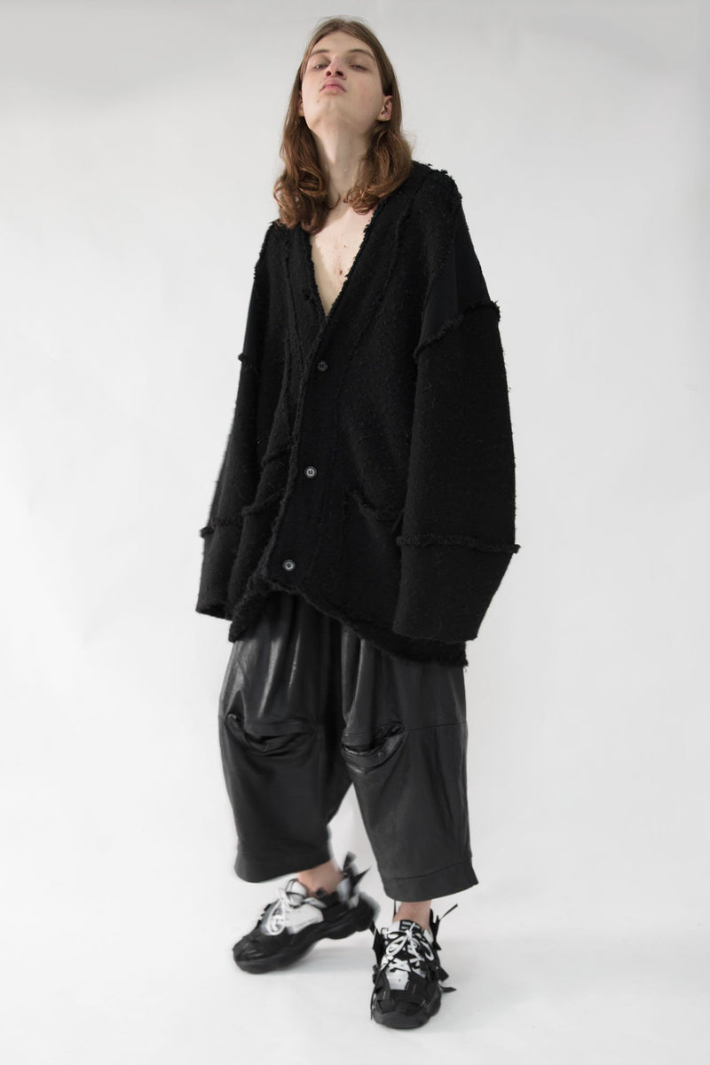 Drop Crotch Leather Pants - CARL IVAR