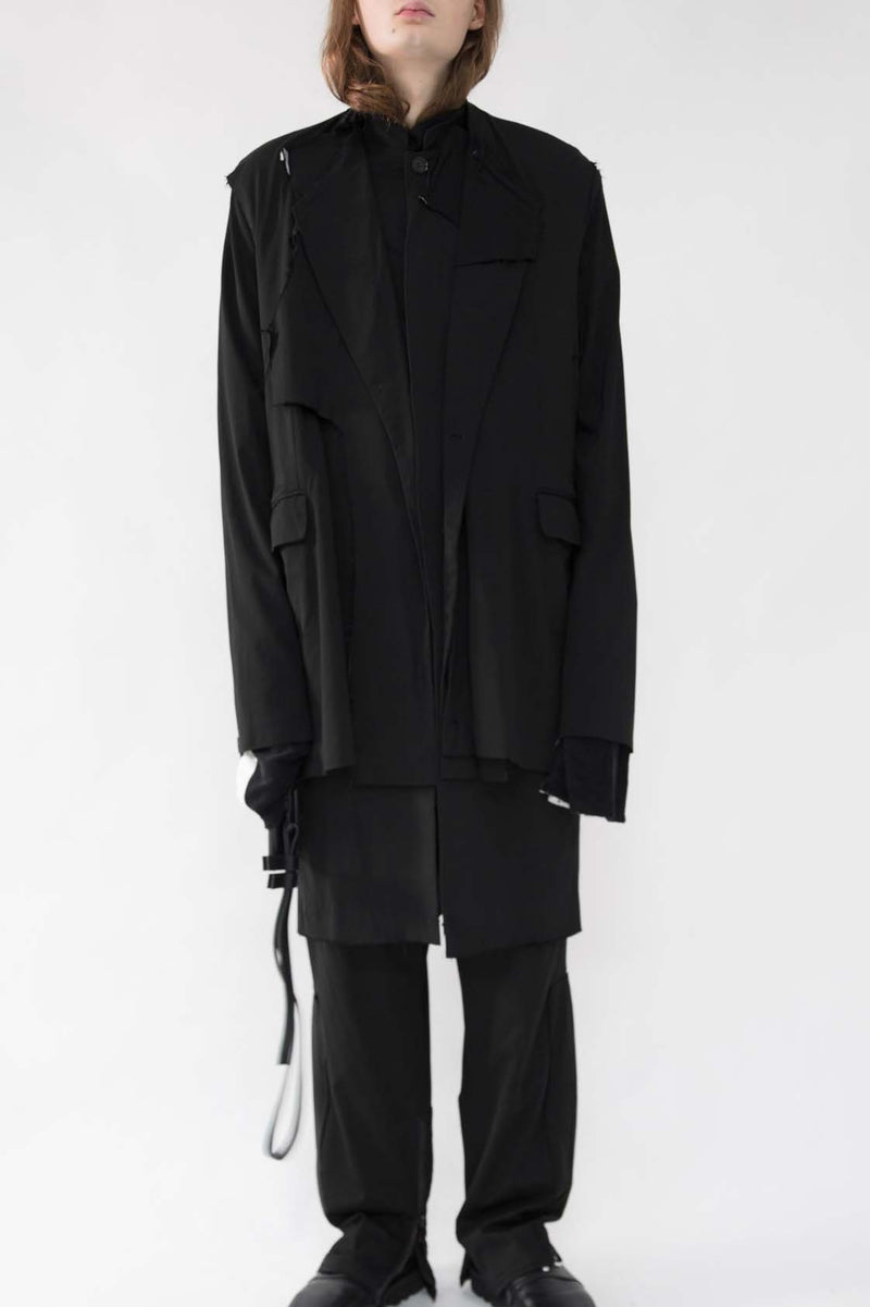Layered  Deconstructed Coat - NELLY JOHANSSON
