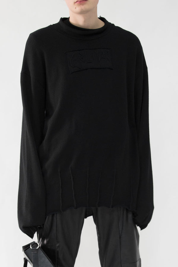 Hand Stitched Merino Wool Sweater - NELLY JOHANSSON