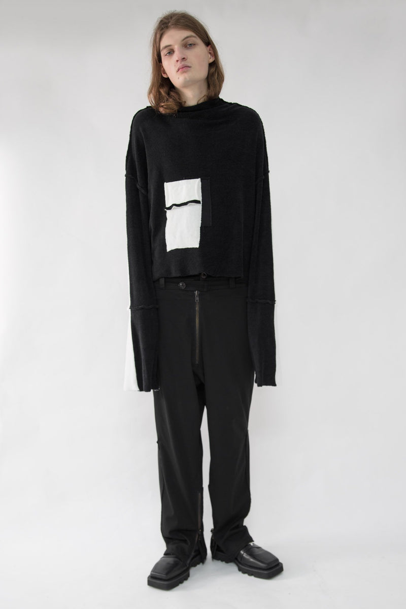 Turnable Velour High Neck Sweater - NELLY JOHANSSON