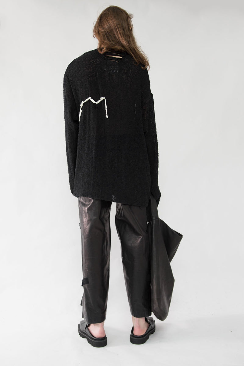 Embroded Knit Sweater - NELLY JOHANSSON
