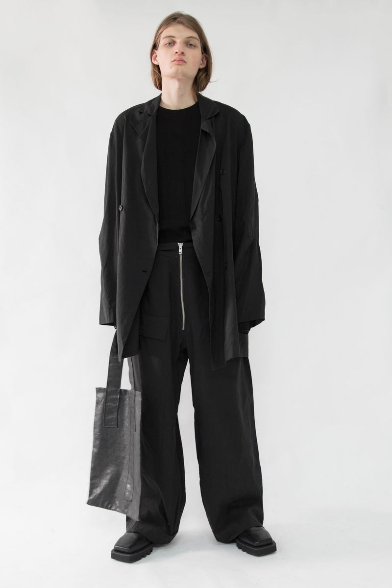 Oversized Cupro Blazer - NELLY JOHANSSON