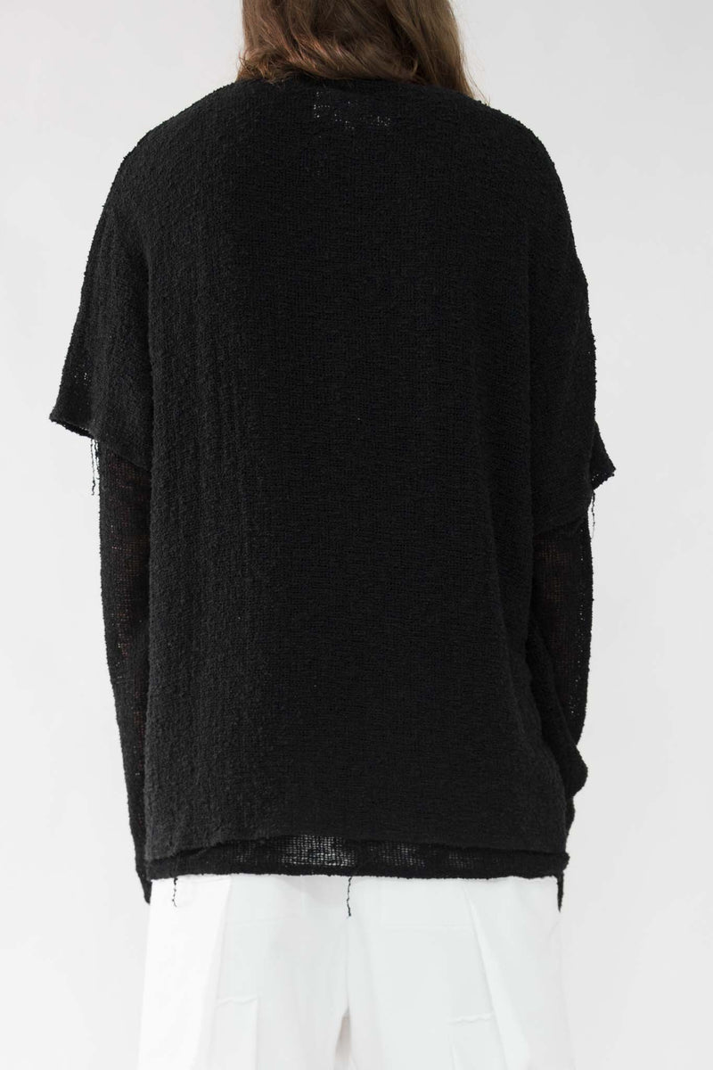 Double Layer Knit Sweater - NELLY JOHANSSON