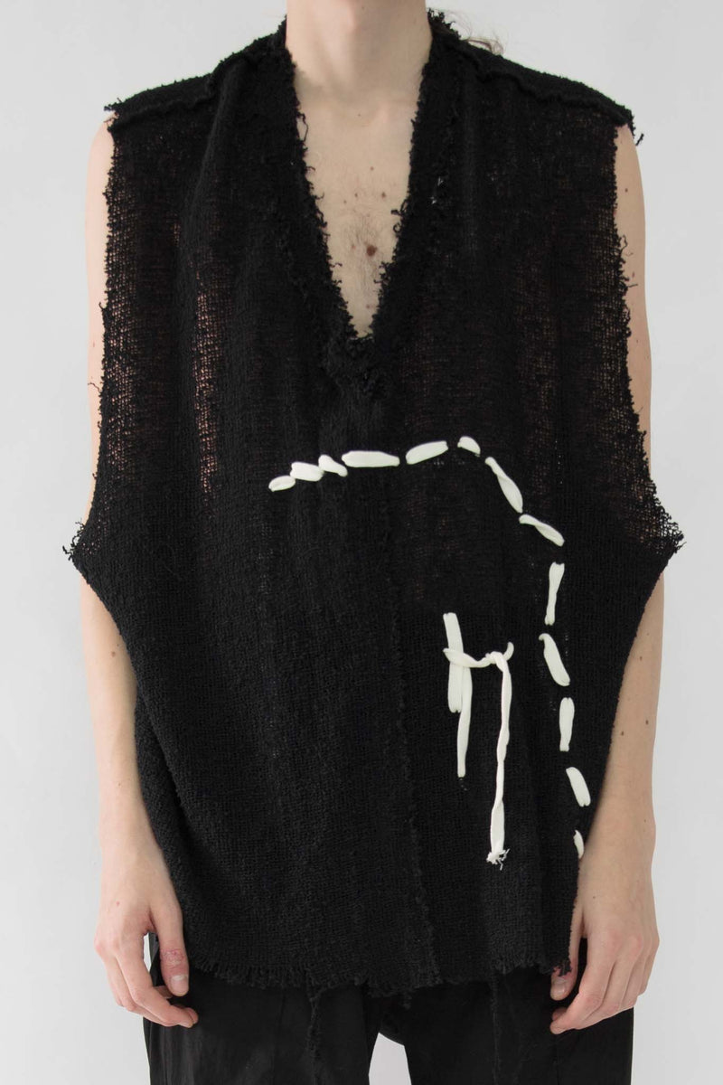 Brodery Knit Vest - NELLY JOHANSSON