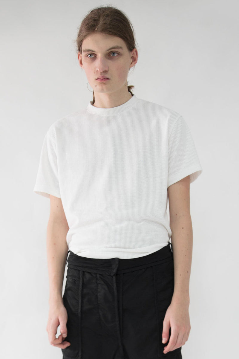 Perforated Crewneck T-Shirt - NELLY JOHANSSON