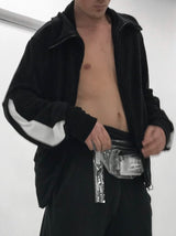Velour Zip Sweater - CARL IVAR