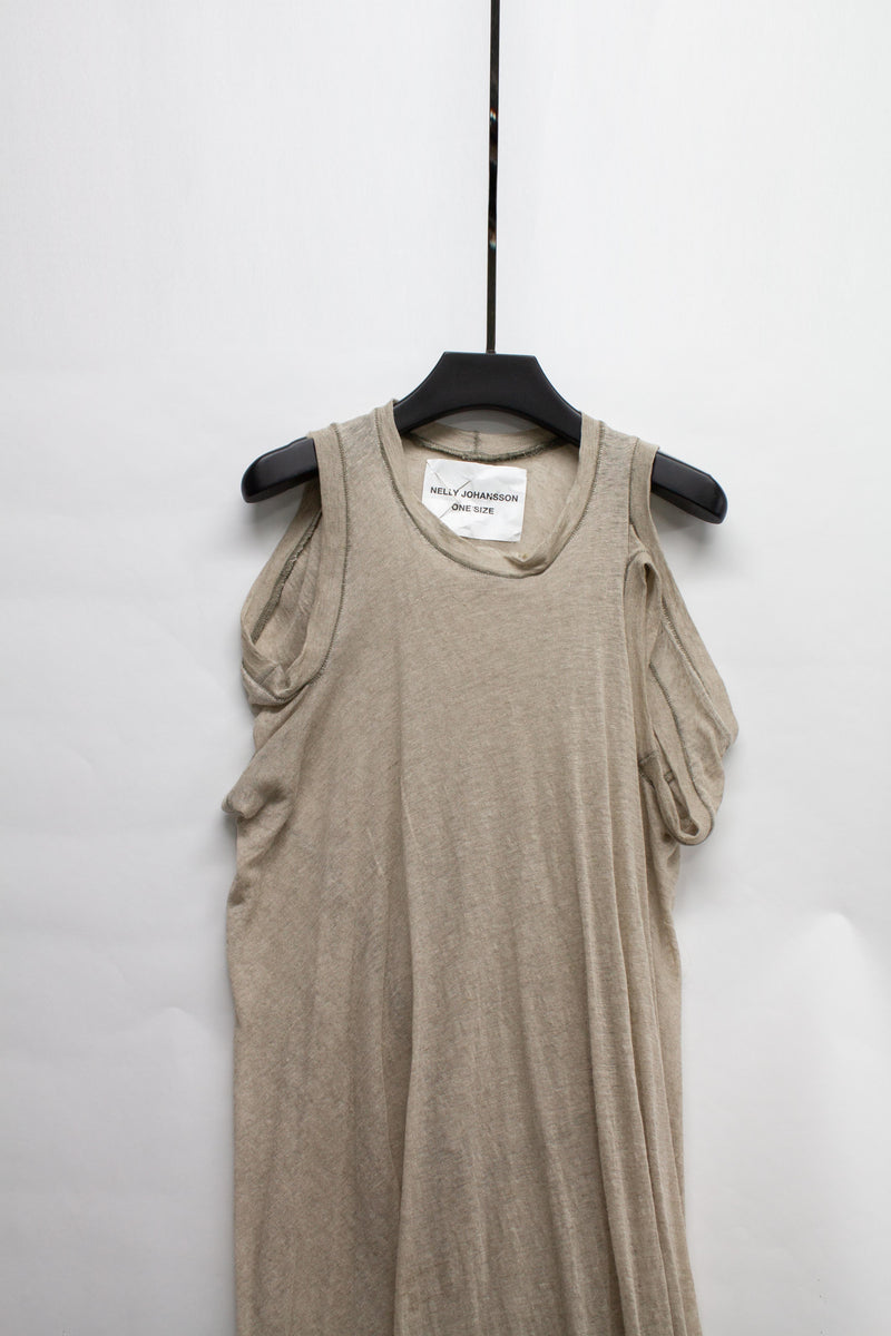 LINEN MAXI DRESS - NELLY JOHANSSON