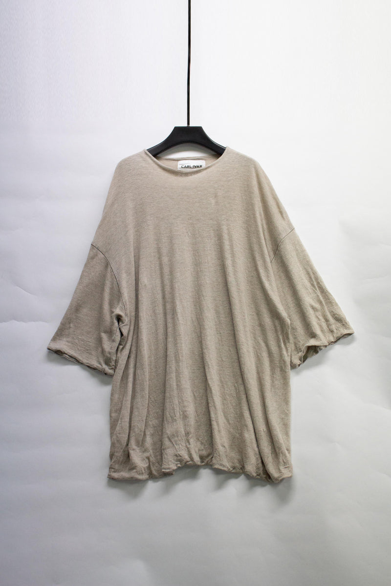 DOUBLE LINEN T-SHIRT - NELLY JOHANSSON