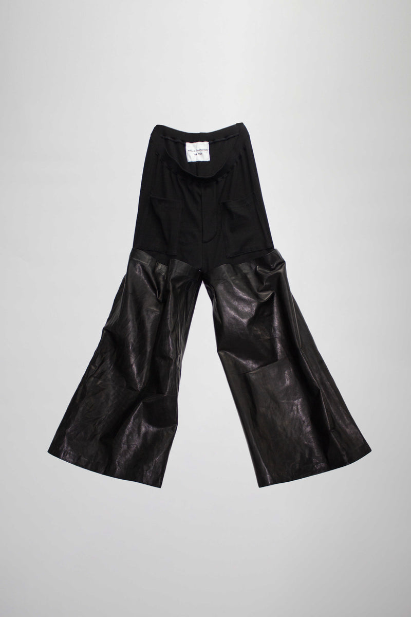 Convertible leather pants - NELLY JOHANSSON