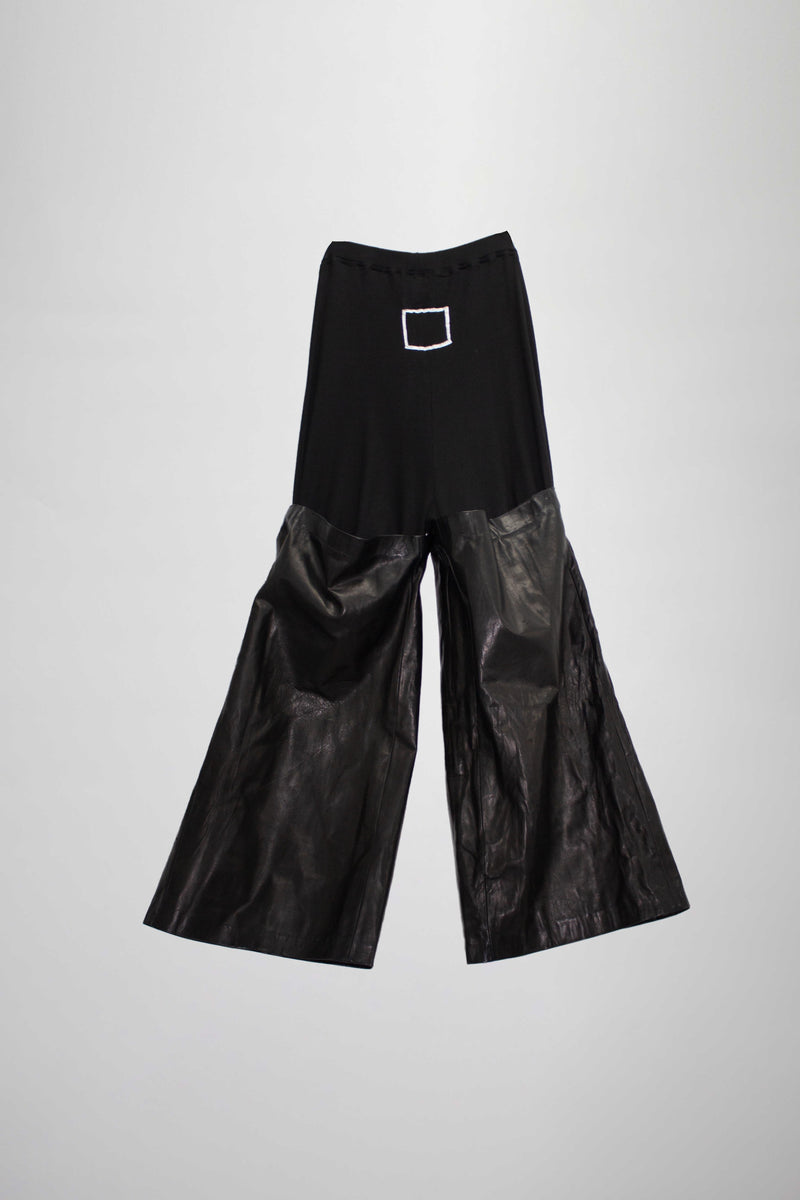Convertible leather pants - NELLY JOHANSSON