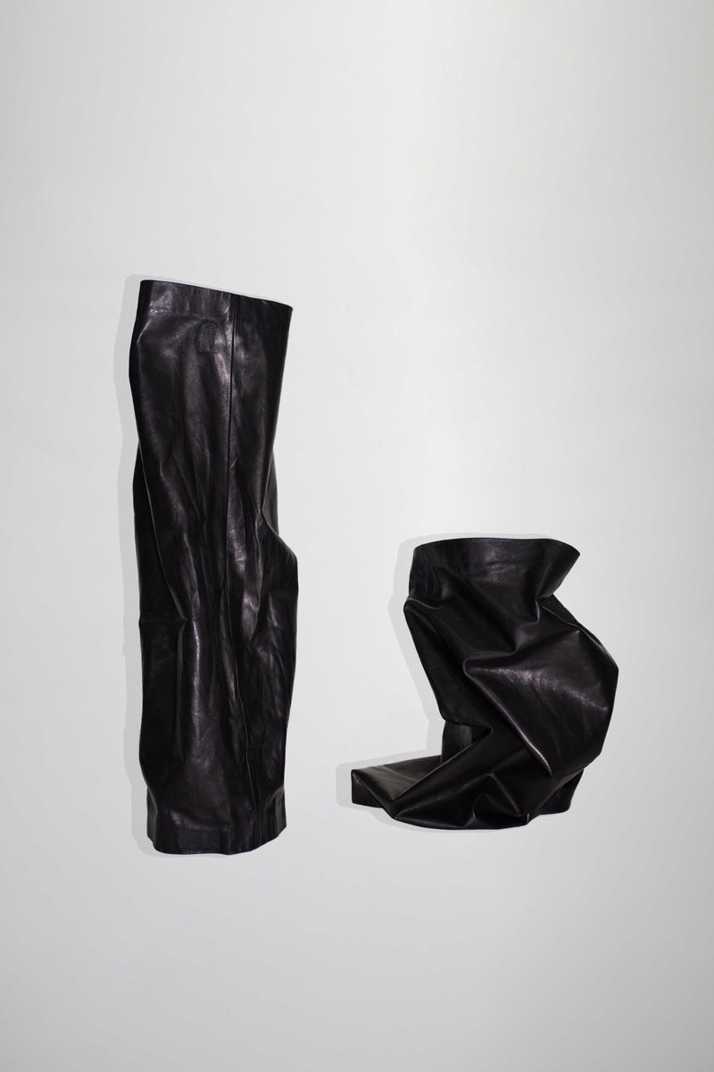 Convertible leather pants - NELLY JOHANSSON