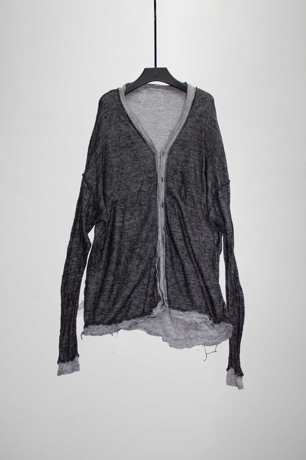 Reversible Linen Cardigan - NELLY JOHANSSON