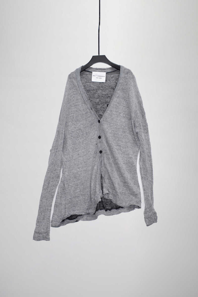 Reversible Linen Cardigan - NELLY JOHANSSON