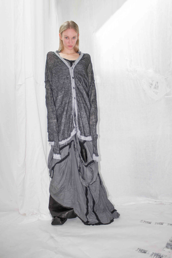 Reversible Linen Cardigan - NELLY JOHANSSON