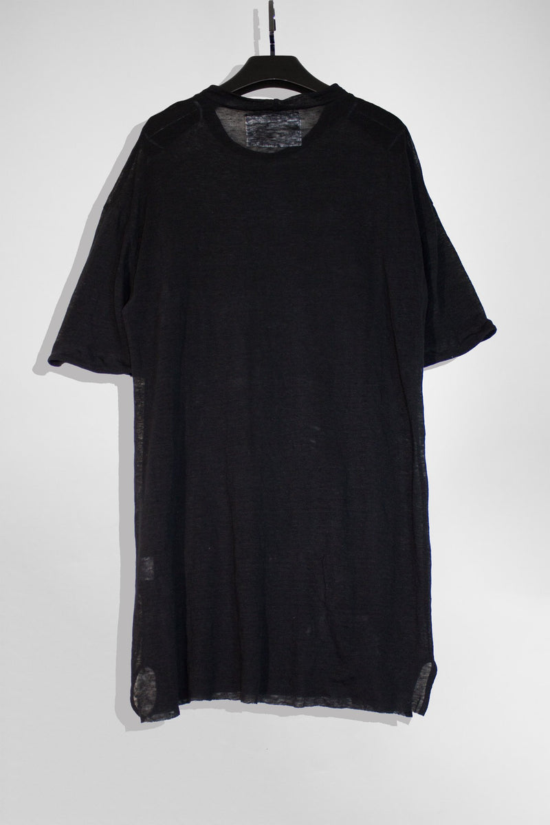Crew Neck Linen T-Shirt - CARL IVAR