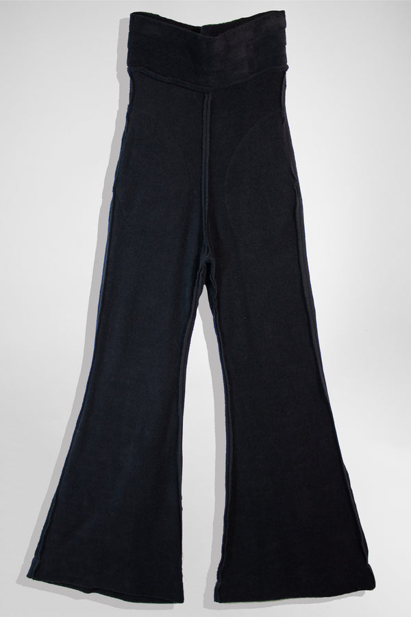 FLARED VELOUR PANTS - NELLY JOHANSSON